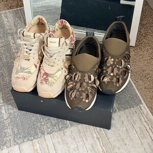 2 Liu Jo Beige and khaki  Women's Sneakers